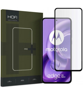 Juodas apsauginis grūdintas stiklas Motorola Edge 30 Neo telefonui "HOFI Glass Pro+"