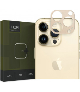 Auksinės spalvos kameros apsauga Apple iPhone 14 Pro / 14 Pro Max telefonui "Hofi Alucam Pro+"