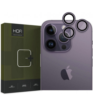 Purpurinė kameros apsauga Apple iPhone 14 Pro / 14 Pro Max telefonui "Hofi CamRing Pro+"