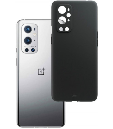 Juodas dėklas Oneplus 9 Pro 5G telefonui "3mk Matt Case"