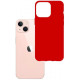 Raudonas dėklas Apple iPhone 14 Plus telefonui "3mk Matt Case"