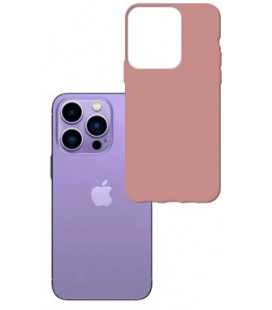 Rožinis dėklas Apple iPhone 14 Pro Max telefonui "3mk Matt Case"