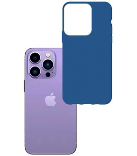 Mėlynas dėklas Apple iPhone 14 Pro Max telefonui "3mk Matt Case"