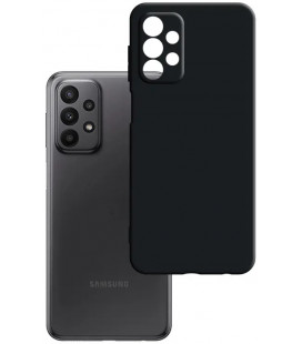 Matinis juodas dėklas Samsung Galaxy A23 telefonui "3mk Matt Case"