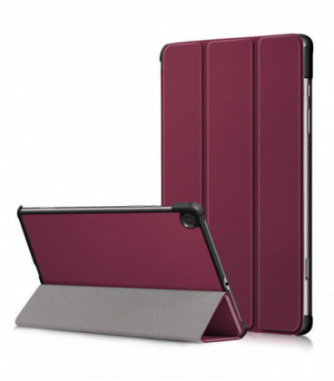 Dėklas Smart Leather Huawei MediaPad T5 10.1 bordo