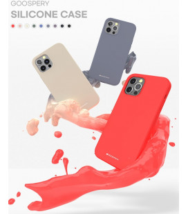 Raudonas dėklas Apple iPhone 14 telefonui "Mercury Silicone Case"