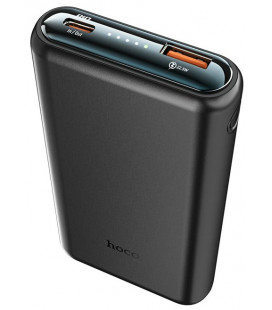 Juoda Išorinė baterija Power Bank 10000mAh "Hoco Q1 Type-C PD 20W+Quick Charge 3.0 (3A)"