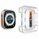 Apsauginis grūdintas stiklas Apple Watch Ultra 1 / 2 / 3 / 4 (49mm) laikrodžiui "Spigen Glas.TR EZ Fit 2-Pack"