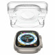 Apsauginis grūdintas stiklas Apple Watch Ultra 1 / 2 / 3 (49mm) laikrodžiui "Spigen Glas.TR EZ Fit 2-Pack"