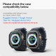 Apsauginis grūdintas stiklas Apple Watch Ultra 1 / 2 / 3 (49mm) laikrodžiui "Spigen Glas.TR EZ Fit 2-Pack"