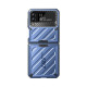 Mėlynas (Tilt) dėklas Samsung Galaxy Flip 4 telefonui "Supcase Unicorn Beetle Pro"