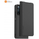 Juodas atverčiamas dėklas Xiaomi Redmi Note 11 Pro 4G / 5G telefonui "Made for Xiaomi Book Cover"