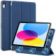 Mėlynas atverčiamas dėklas Apple iPad 10.9 2022 planšetei "ESR Rebound Magnetic"