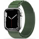 Žalia apyrankė Apple Watch 8 / 9 / 10 / 11 / SE / ULTRA (44 / 45 / 46 / 49 MM) laikrodžiui "Tech-Protect Nylon Pro"