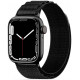 Juoda apyrankė Apple Watch 6 / 7 / 8 / 9 / 10 / SE / Ultra 1 / 2 ( 44 / 45 / 46 / 49 mm) laikrodžiui "Tech-Protect Nylon Pro"