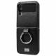 Juodas dėklas Samsung Galaxy Flip 4 telefonui "Ringke Signature Folio"