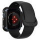 Juodas dėklas Apple Watch 7 / 8 / 9 (45mm) laikrodžiui "Spigen Tough Armor"