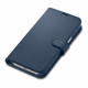 Mėlynas atverčiamas dėklas Apple iPhone 14 telefonui "Spigen Wallet S Classic"