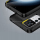 Juodas dėklas Xiaomi 12T / 12T Pro telefonui "Tech-Protect TPUCarbon"