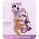 Dėklas su marmuro efektu Apple iPhone 13 / 14 telefonui "Supcase Cosmo Marble Purple"
