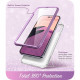 Dėklas su marmuro efektu Apple iPhone 14 Pro Max telefonui "Supcase Cosmo Marble Purple"