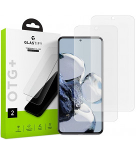 Apsauginis grūdintas stiklas Xiaomi 12T / 12T Pro telefonui "Glastify OTG+ 2-Pack"