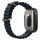 Juodas dėklas Apple Watch Ultra 1 / 2 (49mm) laikrodžiui "Spigen Thin Fit 360"