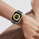 Juoda / oranžinė apyrankė Apple Watch 8 / 9 / 10 / 11 / SE / ULTRA (44 / 45 / 46 / 49 MM) laikrodžiui "Tech-Protect 
