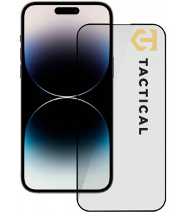 Juodas apsauginis grūdintas stiklas Apple iPhone 14 Pro Max telefonui "Tactical Glass Shield 5D"