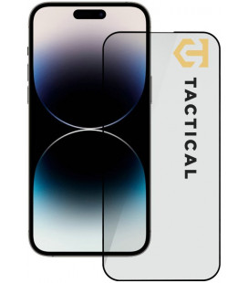Juodas apsauginis grūdintas stiklas Apple iPhone 14 Pro telefonui "Tactical Glass Shield 5D"