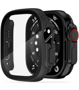 Juodas dėklas Apple Watch Ultra 1 / 2 / 3 / 4 (49mm) laikrodžiui "Tech-Protect Defense360"