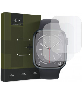 Ekrano apsauga Apple Watch 6 / 7 / 8 / 9 / SE 1 / 2 / 3 (44 / 45 mm) laikrodžiui "HOFI Hydroflex Pro+ 2-Pack"