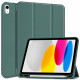 Žalias (Cactus) atverčiamas dėklas Apple iPad 10.9 2022 planšetei "Tech-Protect SC Pen"