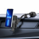 Juodas automobilinis telefono laikiklis "Tech-Protect V3 Long Arm Windshield & Dashboard"