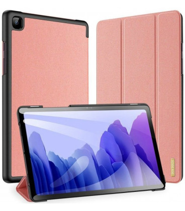 Rožinis atverčiamas dėklas Samsung Galaxy Tab A7 / A7 2022 10.4 planšetei "Dux Ducis Domo"