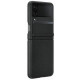 Originalus Juodas dėklas "Leather Cover" Samsung Galaxy Flip 4 telefonui "EF-VF721LBE"
