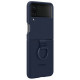 Originalus mėlynas dėklas "Silicone Cover" Samsung Galaxy Flip 4 telefonui "EF-PF721TNE"