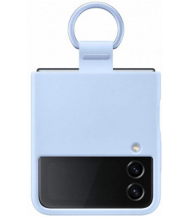 Originalus šviesiai mėlynas dėklas "Silicone Cover" Samsung Galaxy Flip 4 telefonui "EF-PF721TLE"