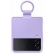 Originalus purpurinis dėklas "Silicone Cover" Samsung Galaxy Flip 4 telefonui "EF-PF721TVE"