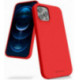 Dėklas Mercury Silicone Case Samsung G991 S21 5G raudonas