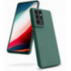 Dėklas Mercury Silicone Case Apple iPhone 13 Pro Max tamsiai žalias