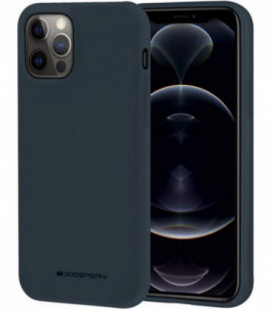 Dėklas Mercury Soft Jelly Case Apple iPhone 14 Pro tamsiai mėlynas