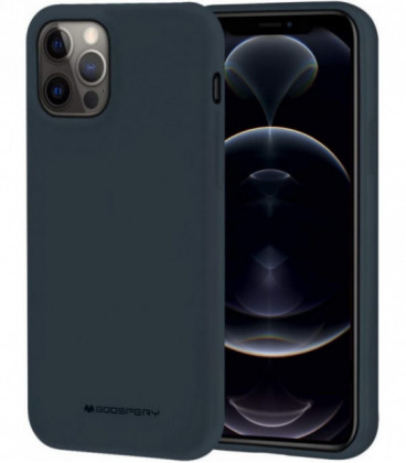 Dėklas Mercury Soft Jelly Case Samsung S906 S22 Plus 5G tamsiai mėlynas