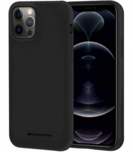 Dėklas Mercury Soft Jelly Case Apple iPhone 13 Pro Max juodas