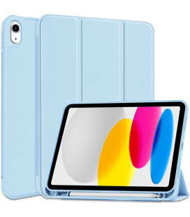 Mėlynas atverčiamas dėklas Apple iPad 10.9 2022 planšetei "Tech-Protect SC Pen"