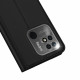 Juodas atverčiamas dėklas Xiaomi Redmi 10C telefonui "Dux Ducis Skin Pro"