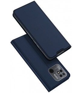 Mėlynas atverčiamas dėklas Xiaomi Redmi 10C telefonui "Dux Ducis Skin Pro"