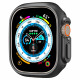 Juodas dėklas Apple Watch Ultra 1 / 2 / 3 / 4 (49mm) laikrodžiui "Spigen Thin Fit"
