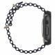Juodas dėklas Apple Watch Ultra 1 / 2 / 3 (49mm) laikrodžiui "Spigen Thin Fit"