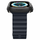 Juodas dėklas Apple Watch Ultra 1 / 2 / 3 / 4 (49mm) laikrodžiui "Spigen Thin Fit"